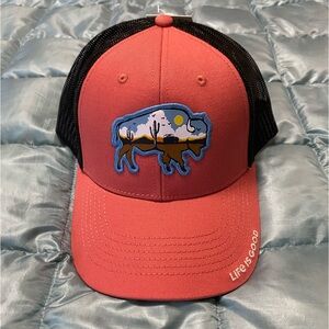 NWT Mens Life Is Good Buffalo Hat. Retail $35